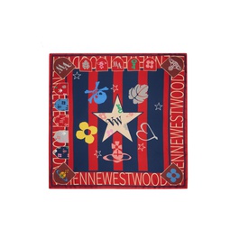 Red   Navy Football Scarf 241314M149000