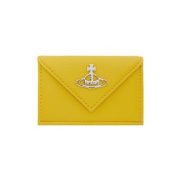 Yellow Re Vegan Envelope Wallet 241314M164023