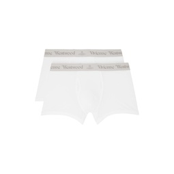 Two Pack White Briefs 232314M217001
