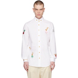 White Krall Shirt 231314M192054
