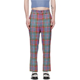 Multicolor Cropped Cruise Trousers 231314M191001