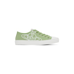 Green Plimsoll Low Top Sneakers 231314M237007