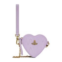 Purple Heart Wristlet Pouch 241314F045010