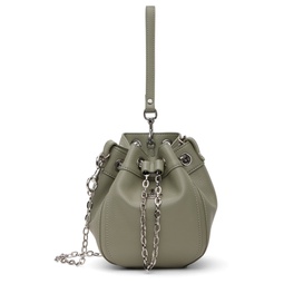 Green Chrissy Small Bucket Bag 241314M171059