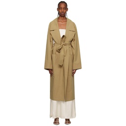 Khaki Andersson Trench Coat 231070F067000