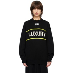 Black Luxury Sweater 231254F098000
