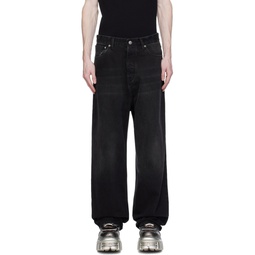 Black Baggy Jeans 241254M186008