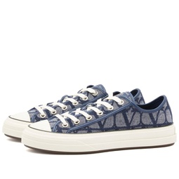 Valentino Icon Low Top Sneaker Denim Blue