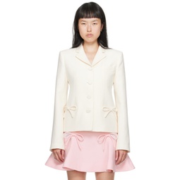 Off-White Bow Blazer 232476F057002