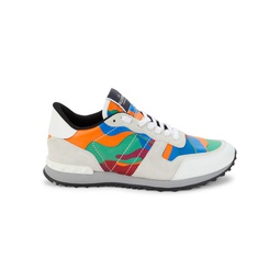 Colorblock Camo Sneakers