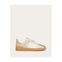 Upvillage Sneaker In Laminated Calfskin With Nappa Calfskin Leather Band