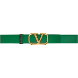 Reversible Green VLogo Belt 222807F001018