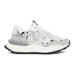 Silver Lacerunner Sneakers 221807F128011
