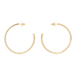 Gold VLogo Signature Earrings 241807F022002