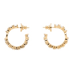 Gold VLogo Signature Earrings 241807F022001