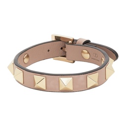 Pink Valentino Garavani Rockstud Bracelet 212807F020025
