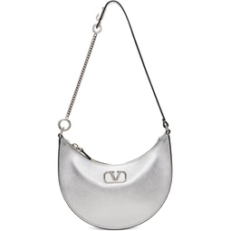 Silver Mini VLogo Signature Bag 241807F048004