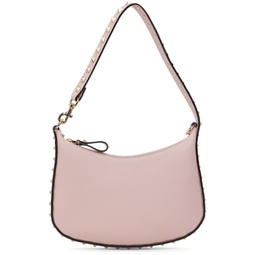Pink Mini Rockstud Shoulder Bag 241807F048037