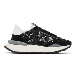 White & Black Lacerunner Sneakers 232807F128005