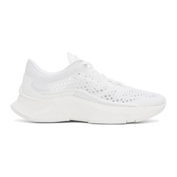White True Actress Mesh Sneakers 241807F128004