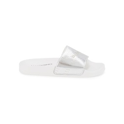Sibilla Perforated Leather Slides