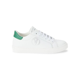 Petra Logo Leather Sneakers