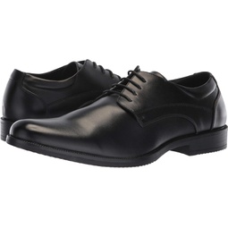 Van Heusen Mens Larry Black Oxford Dress Shoes (10.5)