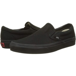 Vans - Classic Slip-On Sneakers - (Black/Black, 9 Men/10.5 Wmn)