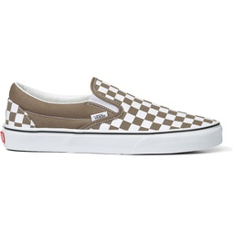Vans Mens Classic Slip On, (Color Theory Checkerboard) Walnut, Size 13, 14.5 Women/13 Men