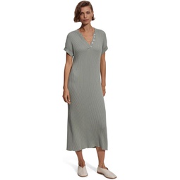 Womens Varley Aria Knit Midi Dress