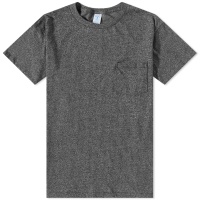 Velva Sheen Twist Pocket T-Shirt Heather Black