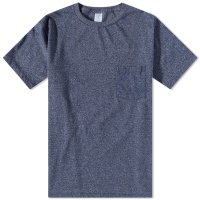Velva Sheen Twist Pocket T-Shirt Heather Navy
