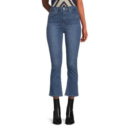 Carly Mid Rise Kick Flare Jeans