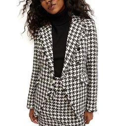 Miller Houndstooth Dickey Double Breasted Jacket