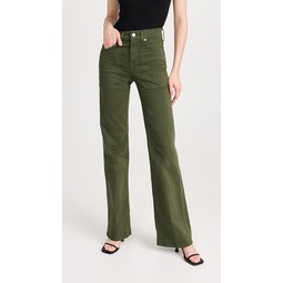 Crosbie Wide Leg with Patch Pockets Pants
