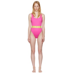 Pink Greca One Piece Swimsuit 222653F103006