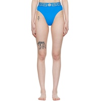 Blue Greca Bikini Bottoms 221653F105051
