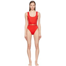 Red Medusa One Piece Swimsuit 221653F103025