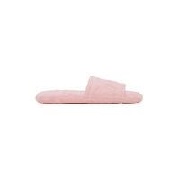 Pink Jacquard Slippers 231653F121002