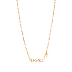 Versace Logo Chain Necklace Gold