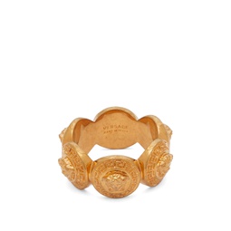 Versace Multi Medusa Head Ring Gold