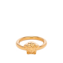 Versace Small Medusa Head Ring Gold