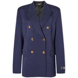 Versace Informal Blazer Jacket Navy Blue