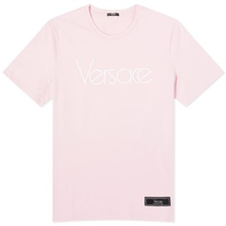 Versace Logo T-Shirt Pink & White