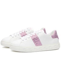 Versace Greca Sneakers White & Pale Pink
