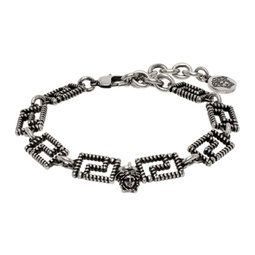 Silver Greca Bracelet 241404M142024