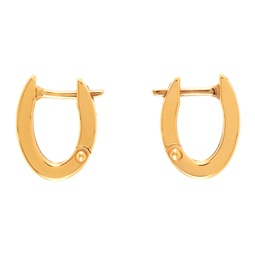 Gold Greca Earrings 232404M144013