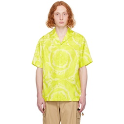 Yellow Barocco Shirt 241404M192005
