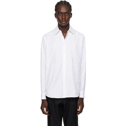 White Barocco Shirt 241404M192023