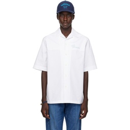 White Nautical Shirt 241404M192007